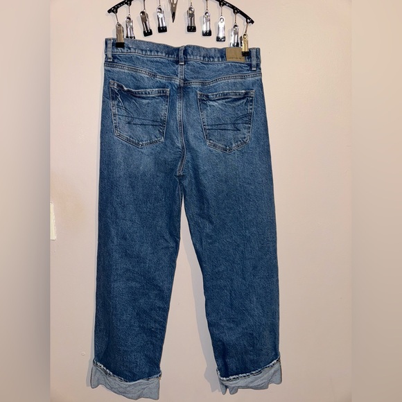 American Eagle Blue Stovepipe Denim Jeans - Picture 2 of 2